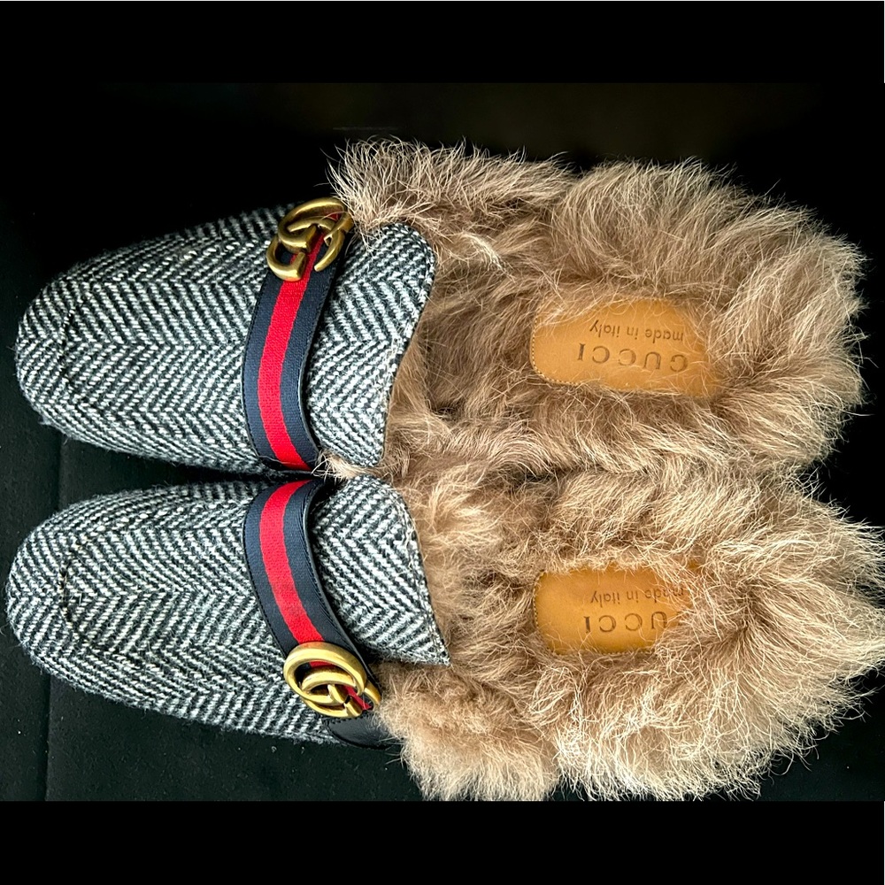 Gucci slippers mens size 10
